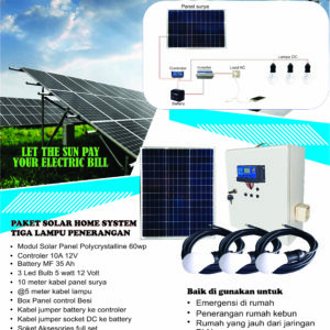 Paket Penerangan Solar Home System