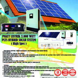 Paket PLTS Offgrid 3000 Watt